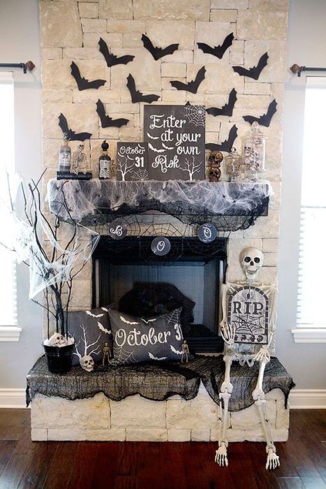 De 100 fotos con ideas de decoraciÃn halloween 2017