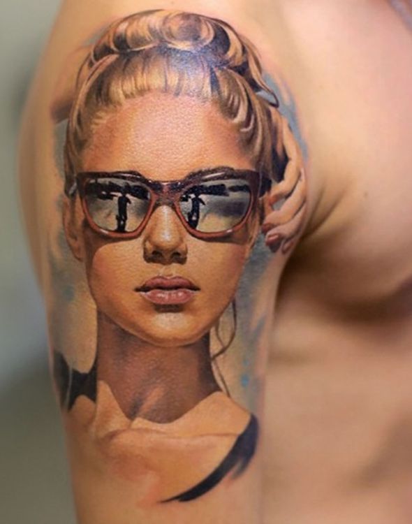 tatuajes-brazo-realismo-cara-mujer