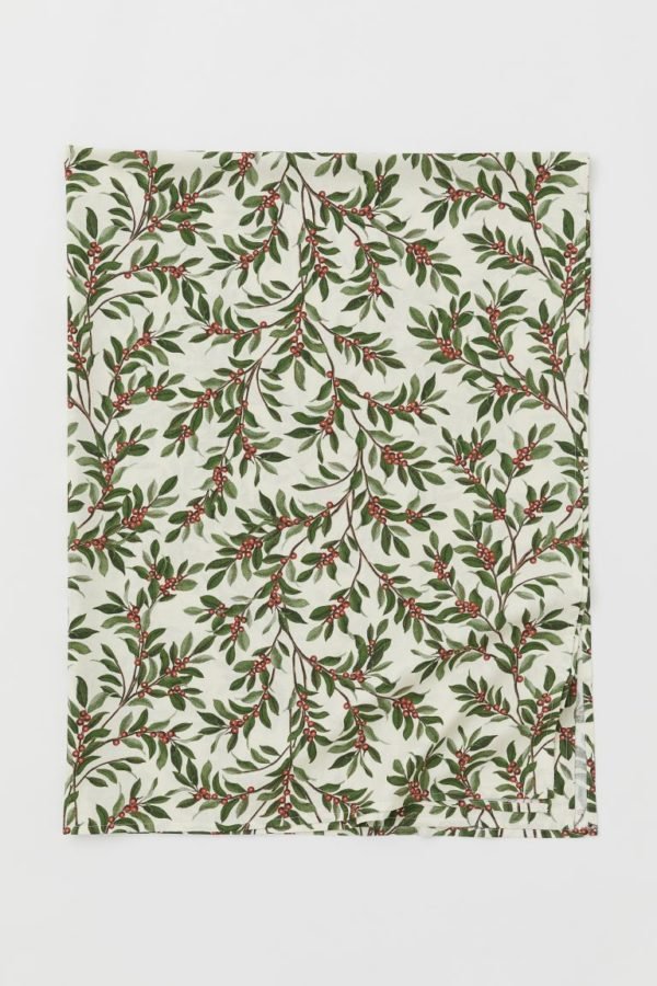 Catálogo H&M Home Navidad mantel estampado