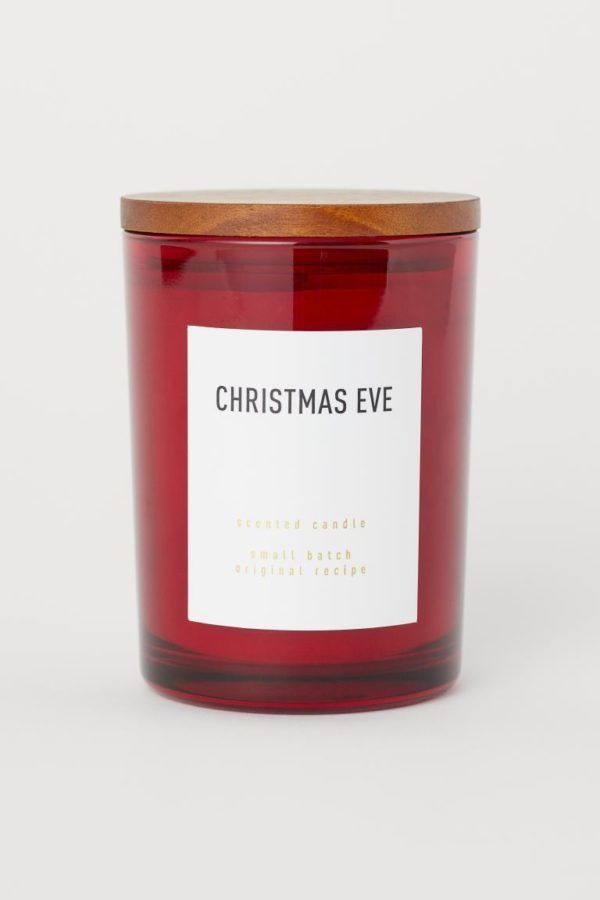 Catálogo H&M Home Navidad vela aromatica frasco