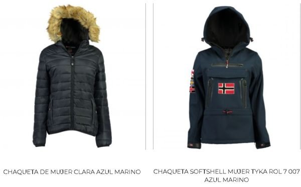 Chaquetas Norway mujer