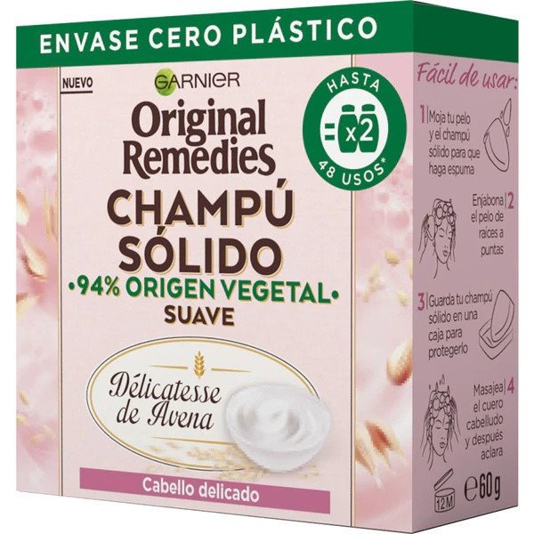 Mejores champus solidos garnier avena