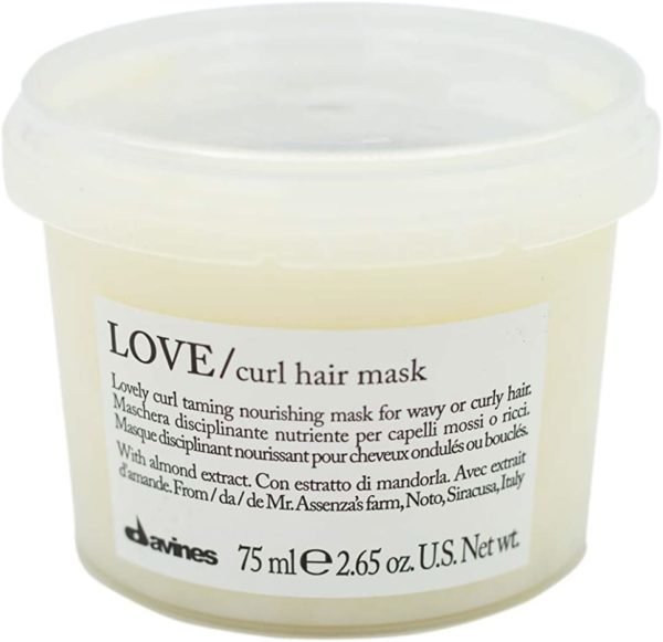 Mejores mascarillas para pelo rizado davines love
