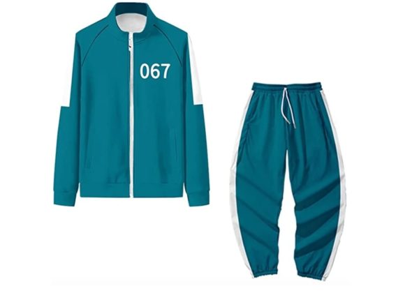 Disfraces el juego del calamar para halloween para hombre diy concursante chandal