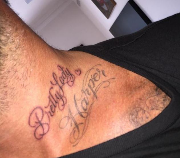 Nuevo tatuaje de Beckham Nuevo tatuaje de Beckham