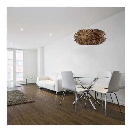lampara-colgante-de-diseno-nido-color-marron-para-comedores-rusticos