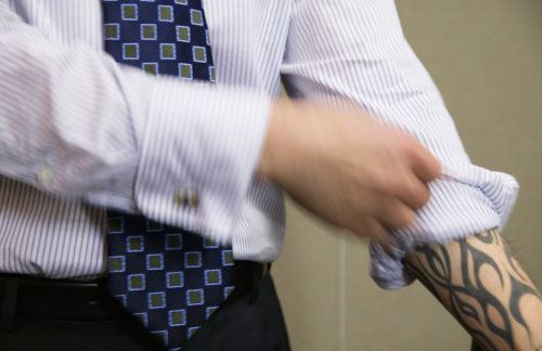 tatujes en el trabajo